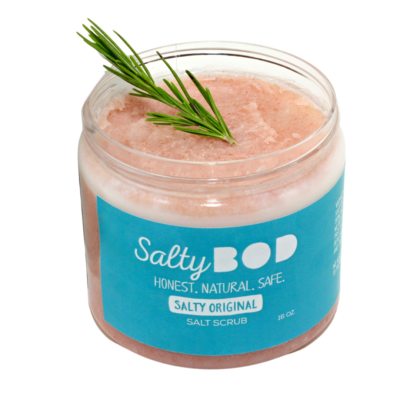 Salty Original Salt Scrub - Deluxe 16oz - vegan - Image 2