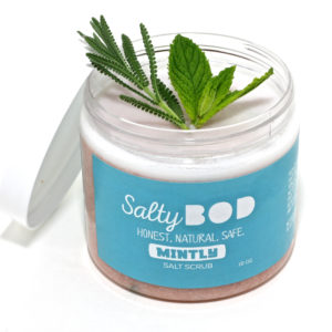 Mintly Organic Salt Scrub - Deluxe (Vegan)