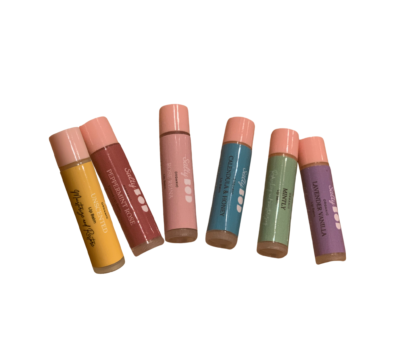 Unscented organic lip balm