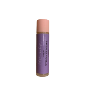 lavender vanilla organic lip balm